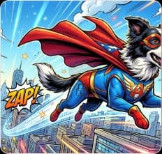 AI pet portrait example 6 โ PawDressed