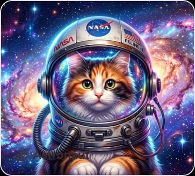 AI pet portrait example 2 โ PawDressed